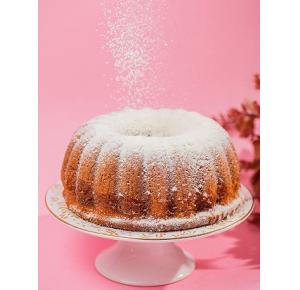 Bolo caseiro Ninho com chocolate