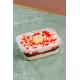Torta 1 kg red velvet com ninho e frutas vermelhas